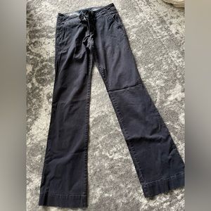 Vintage 2000s American Eagle navy flare pants size 2